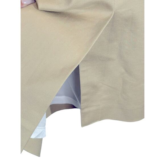 Milly of New York Khaki Strapless Dress with Removable Chain Belt Size 2 - Picture 6 of 15